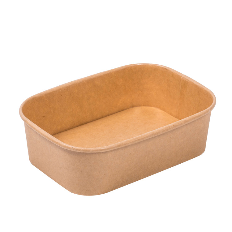 Disposable Rectangular Paper Bowl